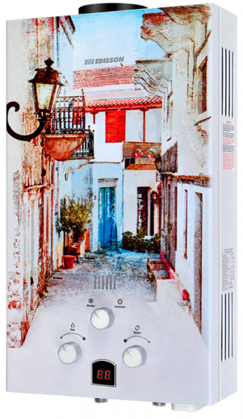 Газовый проточный водонагреватель Edisson E 20 GD (Лиссабон)