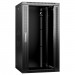 Шкаф телекоммуникационный настенный Cabeus SH-05F, 19", 22U, 1082х600х450 мм (ВхШхГ), дверь: стекло, боковая панель: сплошная съемная, сварной, цвет: чёрный, (съемная панель для крепления шкафа к стене)