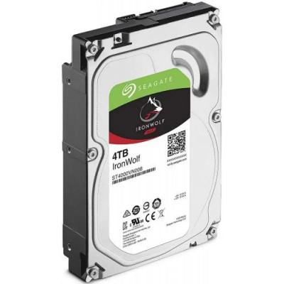 Жёсткий диск Seagate IronWolf, 4 ТБ, SATA, 5 900 rpm, ST4000VN008