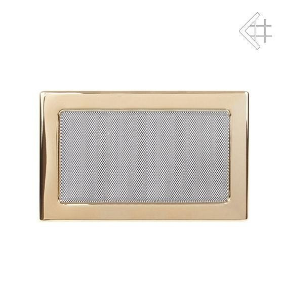 Вентиляционная решетка для камина Kratki 22х30 полированная латунь 22/30Z