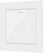 Выключатель сенсорный Zennio ZVI-F55X1-W KNX Flat 55 X1, 1-кнопочный, LED индикация, датчик приближения, пластиковая рамка, 55х55х9мм, в установочную коробку, цвет белый