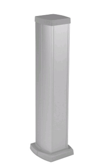 Миниколонна 2-х секционная Legrand Snap-On, 680 мм В, цвет: алюминий, с крышкой из алюминия 80мм