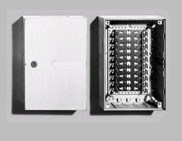 Распределительная коробка Krone, плинтов 10, настенный, 320х215х75 мм (ВхШхГ), дверь с поворотной задвижкой