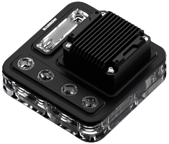 Резервуар с помпой для СЖО Barrow DC17-SDB 120 Black