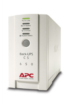 ИБП APC Back-UPS, 650ВА, линейно-интерактивный, напольный, 91х284х165 (ШхГхВ), 230V,  однофазный, (BK650EI)
