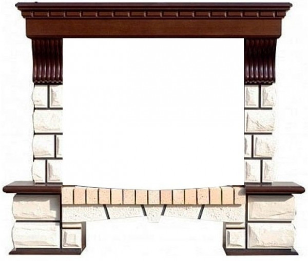 Широкий портал Royal Flame Pierre Luxe под очаг Dioramic 33 FX