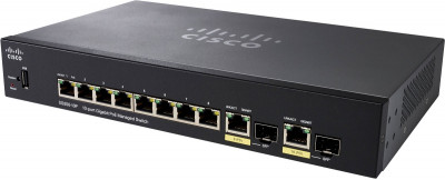 Коммутатор Cisco, SG355-10P-K9-EU