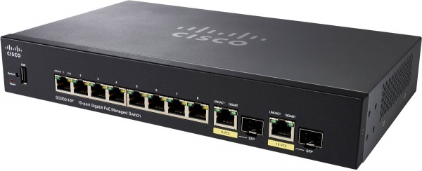 Коммутатор Cisco, SG355-10P-K9-EU