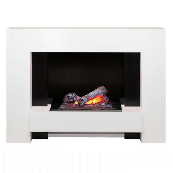Электрокамин с классическим очагом 3D Dimplex Tokyo Белый с очагом Cassette 400