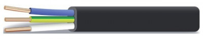 Кабель силовой огнестойкий, не распространяющий горение, с низким дымо- и газовыделением ВВГ-П нг(А)-LSLTx 3х2,5 ок (N PE) 0,66кВ ПромЭл (5237490)