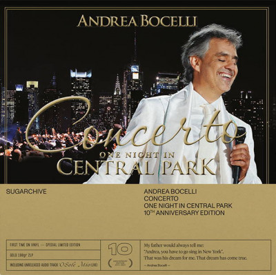 Виниловая пластинка Andrea Bocelli - Concerto: One night in Central Park - 10th Anniversary (Limited Edition)