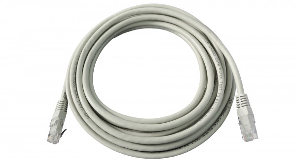 Кабель витая пара Datarex, U/UTP, 4 пар., кат. 5е, проводник Ø 0,58мм, AWG24, PVC нг(А)-LS, 1м (коробка 305м), тип прокладки: внутри зданий, цвет: серый