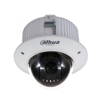 Сетевая IP видеокамера Dahua, купольная, помещ./улица, 2 Мп, 1/2,7’, 1920х1080, 50к/с, ИК-фильтр, цв: 0,05лк, объе-в: 5,1мм, DH-SD42C212T-HN