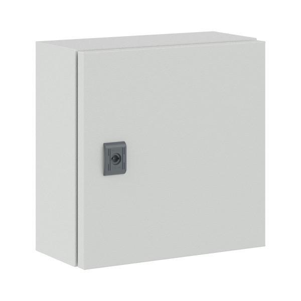 Шкаф электротехнический настенный DKC CE, IP66, 300х300х150 мм (ВхШхГ), дверь: металл, корпус: сталь листовая, цвет: серый, с монтажной панелью, (R5CE0331)