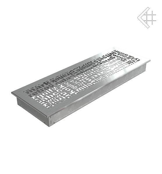 Вентиляционная решетка для камина Kratki 17x49 ABC стальная 49ABC/SZ