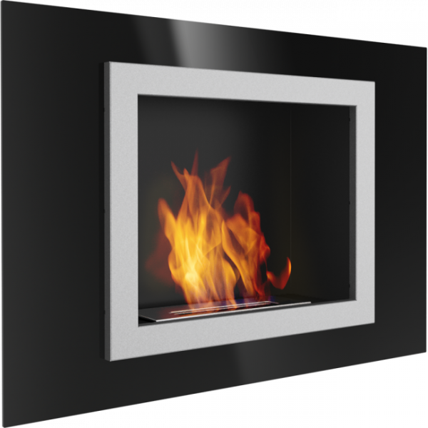 Настенный биокамин Kratki OSCAR черный, TUV
