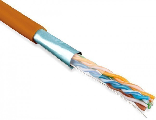 Бухта Hyperline FUTP4-C5E-S24-IN-LSZH-OR-305, 305м