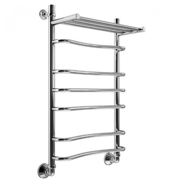 Водяной полотенцесушитель Маргроид Сахара с полкой 50*40