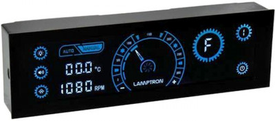 Панель управления Lamptron CR430 Black/Blue