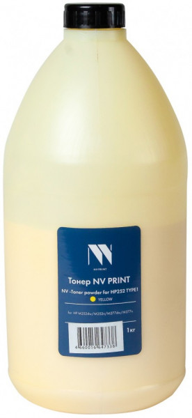 Тонер NV Print 252-PR-1KGY Yellow