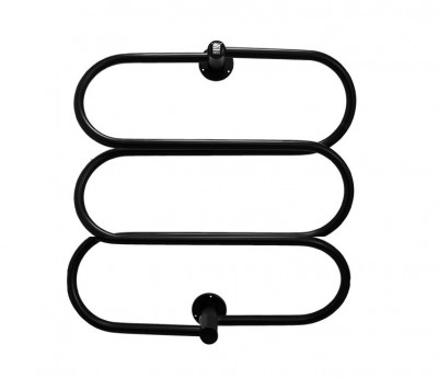 Электрический полотенцесушитель Energy AURA 600x600 RAL 9005 черный матовый