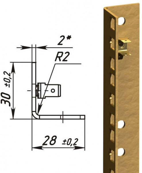 Направляющие TLK TLK-VNS2-L-42U