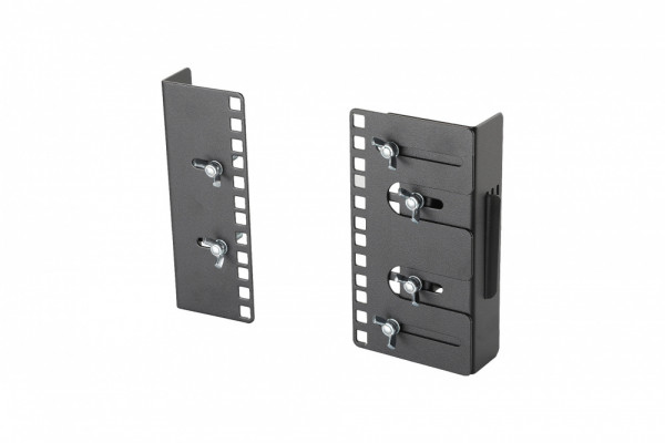 Кронштейн Eurolan, 19", 4U, 182,7 мм В, вертикальный, цвет: чёрный