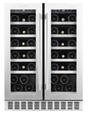 Встраиваемый винный шкаф 22-50 бутылок Libhof CBD-38 Silver