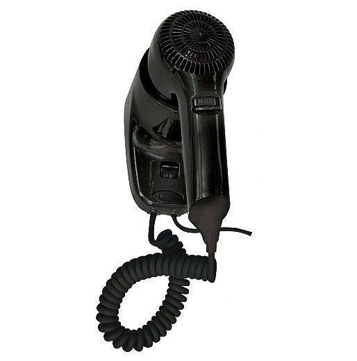 Настенный фен Nofer HOTELline чёрный 1200 W (02055.N)