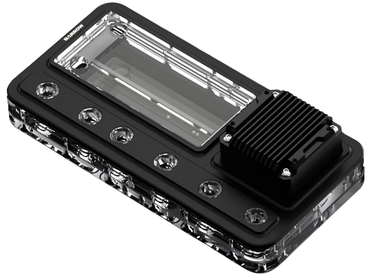 Резервуар с помпой для СЖО Barrow DC17-SDB 240 Black