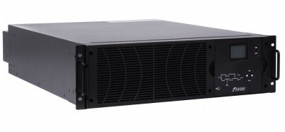 ИБП Powerman, 10000ВА, байпас, автомат, онлайн, в стойку, 131х580х443 (ШхГхВ), 220-240V, 2U,  однофазный, трехфазный, Ethernet, (POWERMAN Online 10000 RT)