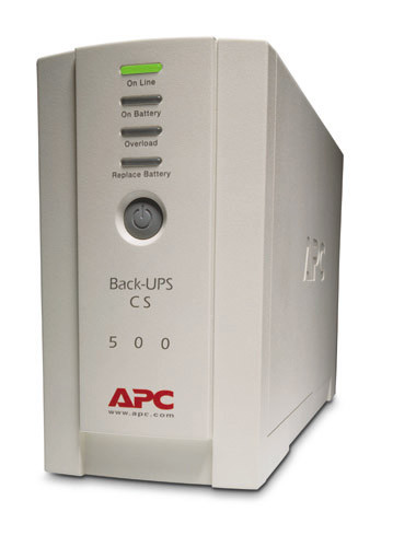 ИБП APC Back-UPS, 500ВА, линейно-интерактивный, напольный, 91х284х165 (ШхГхВ), 230V,  однофазный, (BK500EI)