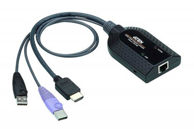 Переходник Aten, RJ45/HDMI/USB(Type A), 91 х 56 х 21,4 мм, (KA7188-AX)