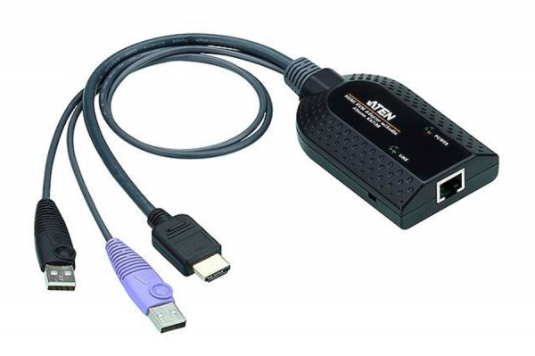 Переходник Aten, RJ45/HDMI/USB(Type A), 91 х 56 х 21,4 мм, (KA7188-AX)