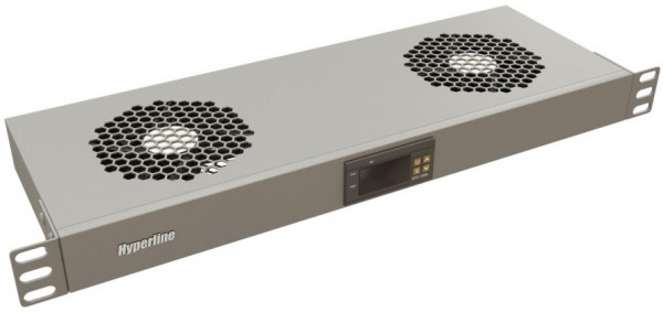 Вентиляторный модуль Hyperline TRFA-WB-MICR-2F-RAL7035