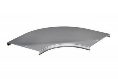 Крышка DKC S5 Combitech, 90 град., горизонтальная, 15х50 мм (ВхШ), длина: 180 мм, без перфорации, для металлических лотков, толщина: 0,8 мм, сталь, покрытие: цинк-ламель