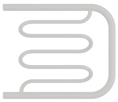 Водяной полотенцесушитель Двин Dw 50/60 без полки, белый