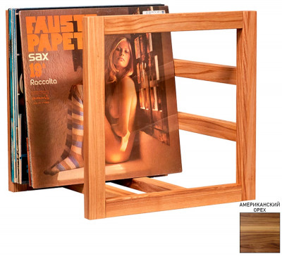 Стойка для хранения виниловых пластинок VOXmodule Vinyl Stand 06 walnut