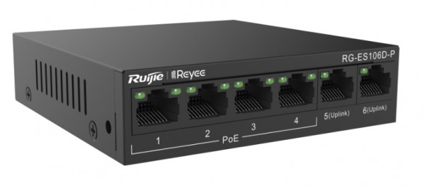 Коммутатор Ruijie, RG-ES106D-P
