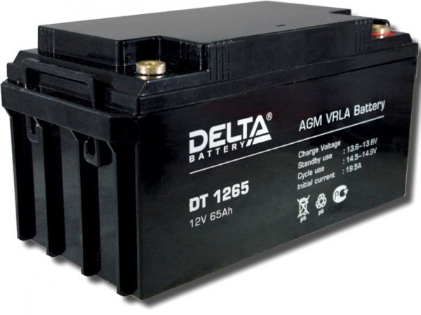 Аккумуляторная батарея Delta DT1265