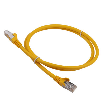 Шнур коммутационный Lanmaster, кат. 6A, экр., FTP, RJ45/RJ45, 3м, LSZH, AWG26, жёлтый, (LAN-PC45/S6A-3.0-YL)