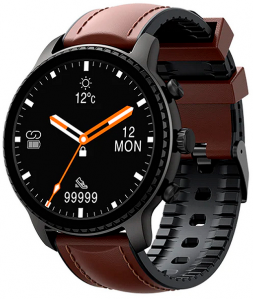 Умные часы Havit M9005W Black/Deep Brown