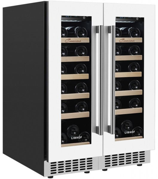 Встраиваемый винный шкаф 22-50 бутылок Libhof CXD-38 White