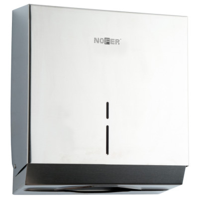 Диспенсер для бумажных полотенец Nofer 275х260х120 мм матовый (04005.S)
