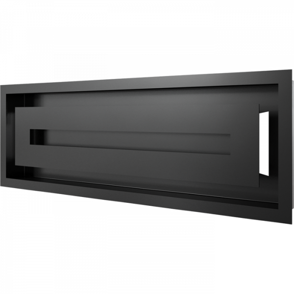 Вентиляционная решетка Kratki WIND Черная 17х49