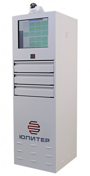 Терминал МАВР Юпитер-7420 на 20 мобильных аудио-видеорегистраторов