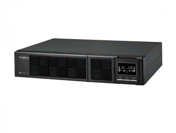 ИБП Systeme Electric Smart-Save Online SRV, 1000ВА, lcd дисплей, онлайн, универсальный, 410х438х88 (ШхГхВ), 230V, 2U,  однофазный, Ethernet, (SRVSE1KRTI)