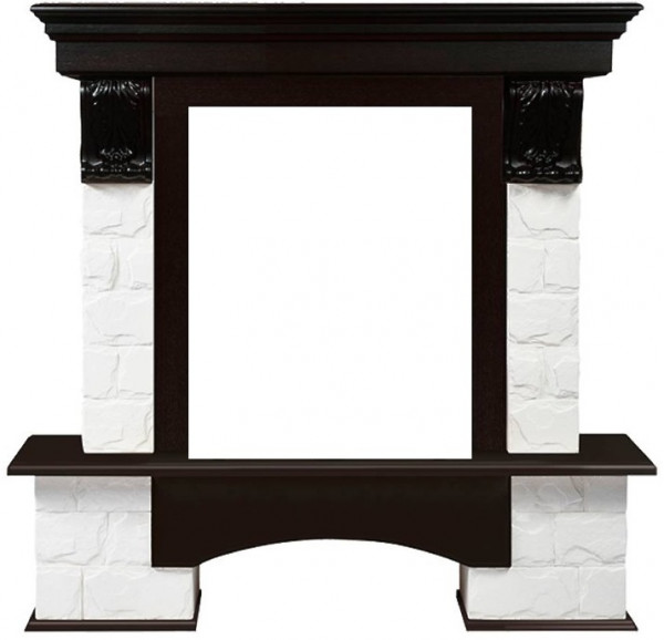 Классический портал для камина Firelight Forte Classic Белый/Венге