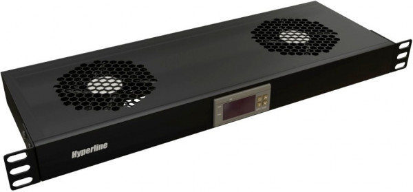 Вентиляторный модуль Hyperline TRFA-WB-MICR-2F-RAL9004