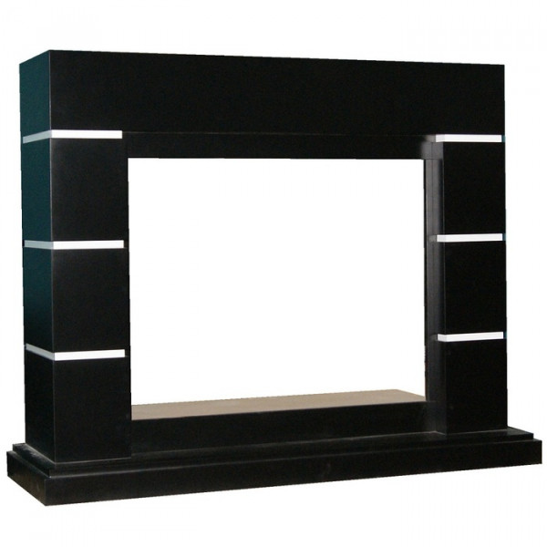 Широкий портал InterFlame Норд под очаги Jupiter FX Antares 31 QZ (чёрный)